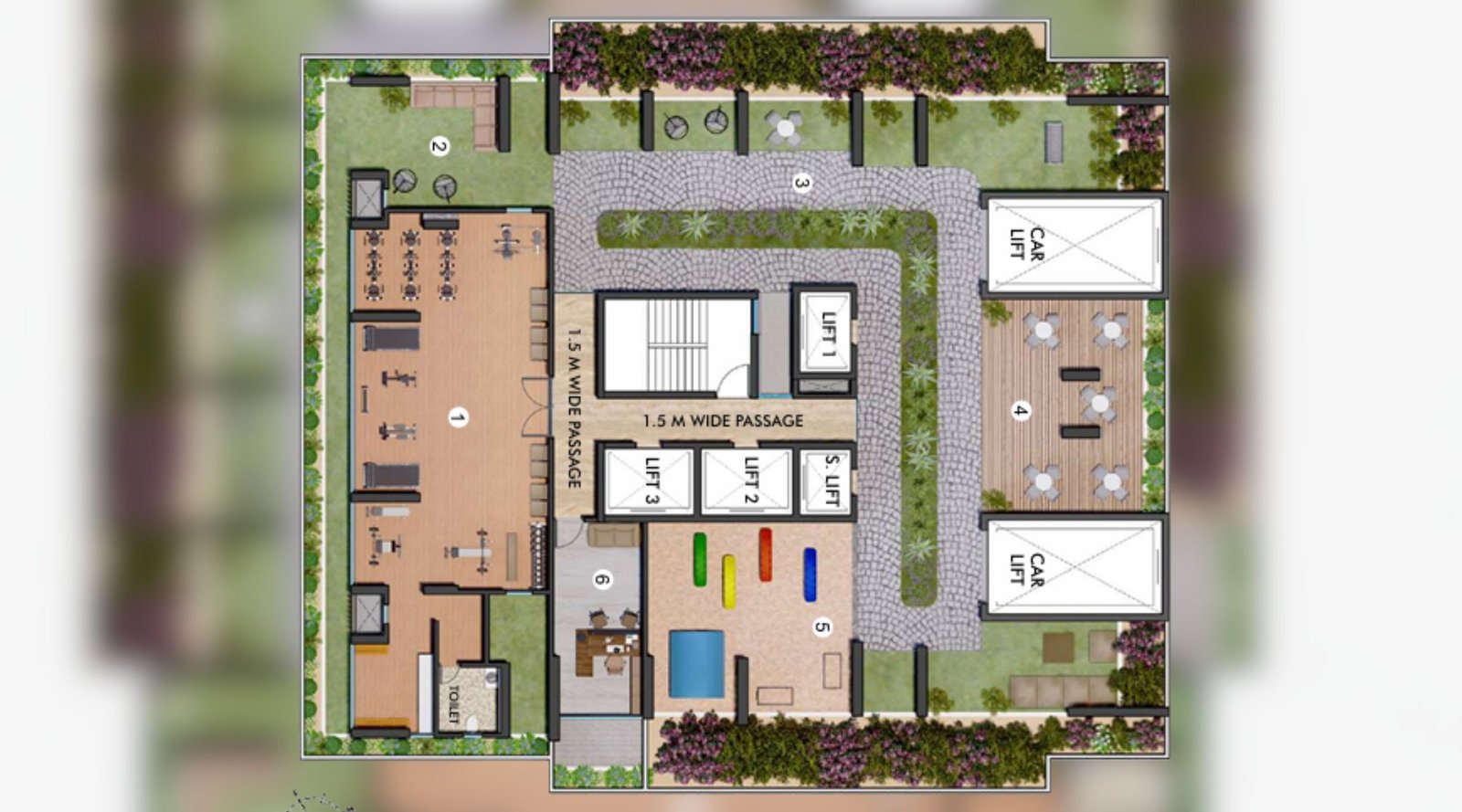 Gurukul-Heights-Typical-Floor-Plan-Amenity Floor